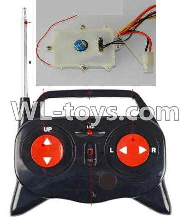 Double Horse DH 7001 RC boat parts ,Shuang Ma 7001 parts-16 Transmitter with antena & Circuit board,Receiver board,Circuit board
