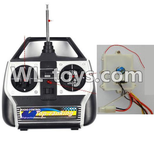 Double Horse DH 7003 RC boat parts ,Shuang Ma DH 7003 parts-11 Transmitter & Circuit board