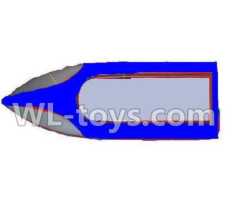 Double horse 7012 RC boat ShuangMa 7012 parts-03 Bottom shell cover-Blue