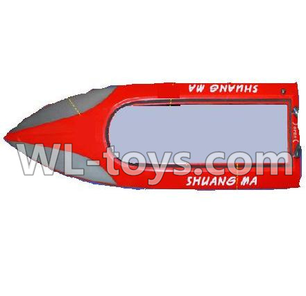 Double horse 7012 RC boat ShuangMa 7012 parts-04 Bottom shell cover-Red