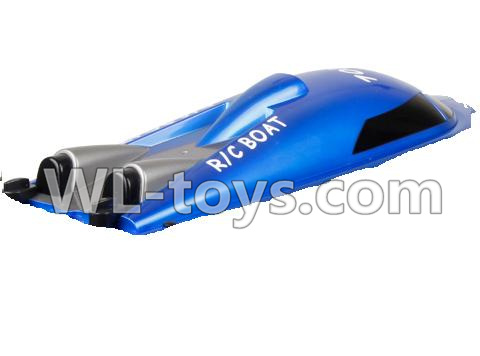 Double horse 7012 RC boat ShuangMa 7012 parts-07 Upper shell cover-Blue
