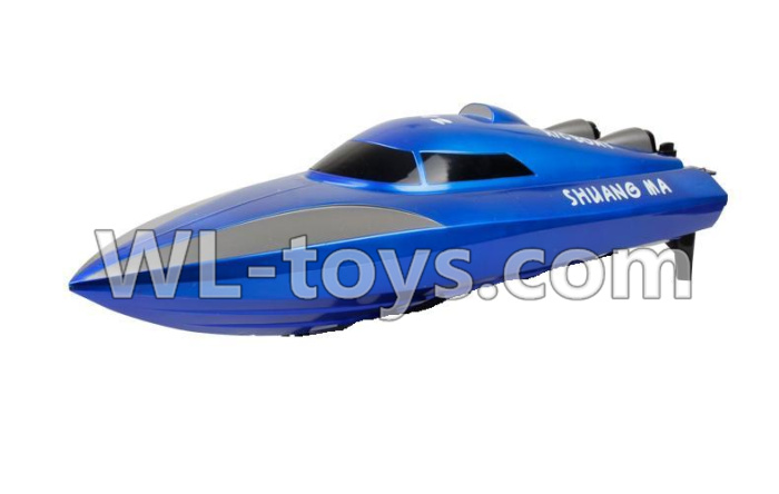 Double horse 7012 RC boat ShuangMa 7012 parts-27 Only Whole boat-Blue(Not include the charger and Transmitter)
