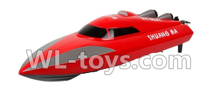 Double horse 7012 RC boat ShuangMa 7012 parts-28 Only Whole boat-Red(Not include the charger and Transmitter)