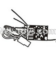 Double Horse 7013 rc boat parts ShuangMa dh7013 parts-15 Receiver boax with circuit board