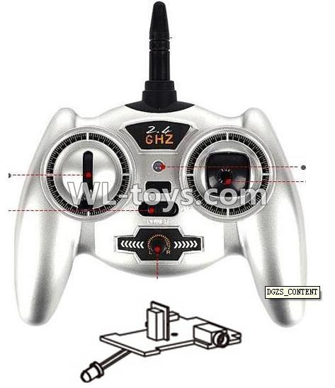 Double Horse 9130 RC helicopter ShuangMa 9130 Parts-23 Transmitter & Circuit board