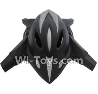 HuaJun W606-2 Parts-01 Upper and Bottom shell cover & Battery cover-Black,HuaJun Toys W606-2 RC Quadcopter Drone Spare Parts,HJ Toys W606-2 Accessoriess Replacement