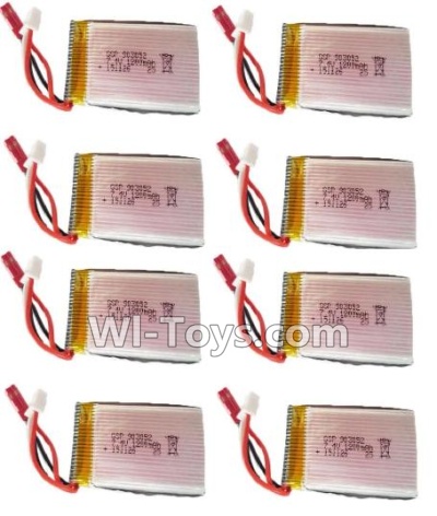 HuaJun HJ823 Parts-33 Official 7.4V 1200MAH Battery(8pcs),HuaJun Toys HJ823 RC Quadcopter Drone Spare Parts,HJ Toys HJ823 Accessoriess Replacement