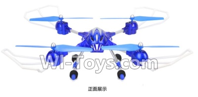 HuaJun W606-2 Parts-49 BNF-Blue(Only the whole quadcopter,No battery,No charger,No Transmitter),HuaJun Toys W606-2 RC Quadcopter Drone Spare Parts,HJ Toys W606-2 Accessoriess Replacement