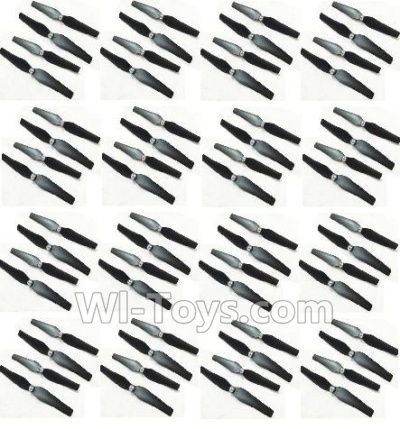 HuaJun W606-3 Parts-06 Propellers,Main rotor blades(64pcs),HuaJun Toys W606-3 RC Quadcopter Drone Spare Parts,HJ Toys W606-3 Accessoriess Replacement