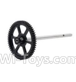 HuaJun W606-3 Parts-08 Main gear with hollow pipe(1pcs),HuaJun Toys W606-3 RC Quadcopter Drone Spare Parts,HJ Toys W606-3 Accessoriess Replacement