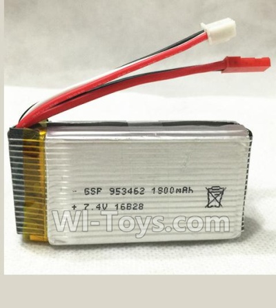HuaJun W606-3 Parts-23 Official 7.4V 1800MAH Battery(1pcs),HuaJun Toys W606-3 RC Quadcopter Drone Spare Parts,HJ Toys W606-3 Accessoriess Replacement