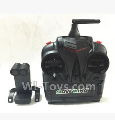 HuaJun W606-3 Parts-34 Transmitter & Phone clip,Phone Holders,HuaJun Toys W606-3 RC Quadcopter Drone Spare Parts,HJ Toys W606-3 Accessoriess Replacement