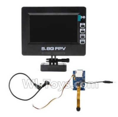 HuaJun W606-3 Parts-40 5.8G Image transmission Display,transmittt board and wire,HuaJun Toys W606-3 RC Quadcopter Drone Spare Parts,HJ Toys W606-3 Accessoriess Replacement