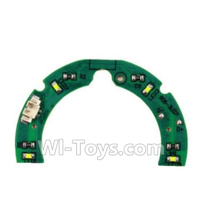 HuaJun W606-3 Parts-44 Motor cover light board,HuaJun Toys W606-3 RC Quadcopter Drone Spare Parts,HJ Toys W606-3 Accessoriess Replacement