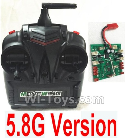HuaJun W606-3 Parts-48 Transmitter & Circuit board(Can only be used for 5.8G FPV Image transmission Version),HuaJun Toys W606-3 RC Quadcopter Drone Spare Parts,HJ Toys W606-3 Accessoriess Replacement