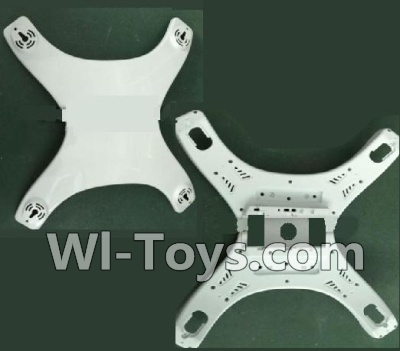 HuaJun Toys W606-5 Parts-01 Upper and bottom Body shell cover,HuaJun Toys W606-5 RC Quadcopter Drone Spare Parts,HJ Toys W606-5 Accessoriess Replacement