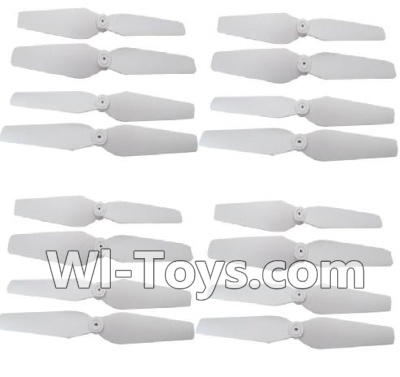 HuaJun Toys W606-5 Parts-05 Propellers,Main rotor blades(16pcs),HuaJun Toys W606-5 RC Quadcopter Drone Spare Parts,HJ Toys W606-5 Accessoriess Replacement