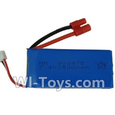 HuaJun Toys W606-5 Parts-24 7.4v 2500mah Battery with Banana Plug(1pcs),HuaJun Toys W606-5 RC Quadcopter Drone Spare Parts,HJ Toys W606-5 Accessoriess Replacement