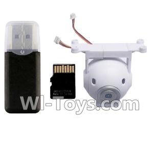 HuaJun Toys W606-5 Parts-38 HD Camera unit with USB Reader,4GB Memory card(Can not be used for 5.8G Image Transmission device),HuaJun Toys W606-5 RC Quadcopter Drone Spare Parts,HJ Toys W606-5 Accessoriess Replacement