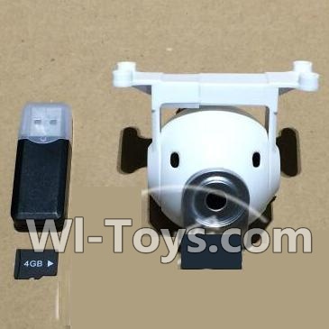 HuaJun Toys W606-5 Parts-39 HD Camera unit with USB Reader,4GB Memory card(Can be used for 5.8G Image Transmission device),HuaJun Toys W606-5 RC Quadcopter Drone Spare Parts,HJ Toys W606-5 Accessoriess Replacement