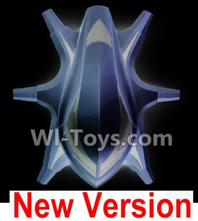 HuaJun Toys W609-7 W609-8 Parts-02-02 Upper shell cover-Blue,HuaJun Toys W609-7 W609-8 RC Hexadcopter Drone Spare Parts,HJ Toys W609-7 W609-8 Accessoriess Replacement