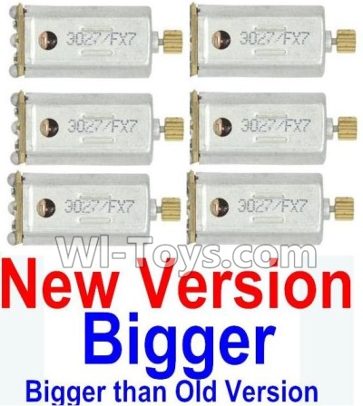 HuaJun Toys W609-7 W609-8 Parts-06-02 Main motor(New version-size is Bigger than Old version)-6pcs,HuaJun Toys W609-7 W609-8 RC Hexadcopter Drone Spare Parts,HJ Toys W609-7 W609-8 Accessoriess Replacement