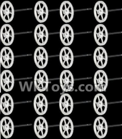HuaJun Toys W609-7 W609-8 Parts-12-02 Main gear with hollow pipe(24pcs),HuaJun Toys W609-7 W609-8 RC Hexadcopter Drone Spare Parts,HJ Toys W609-7 W609-8 Accessoriess Replacement