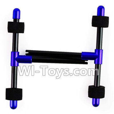 HuaJun Toys W609-7 W609-8 Parts-16-02 Landing skid,Landing gear,Tripod(2pcs)-Blue,HuaJun Toys W609-7 W609-8 RC Hexadcopter Drone Spare Parts,HJ Toys W609-7 W609-8 Accessoriess Replacement