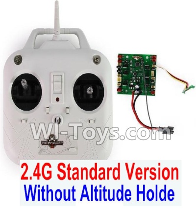 HuaJun Toys W609-7 W609-8 Parts-21-01 Transmitter & Circuit board(2.4G Standard Version,Without Altitude Holde),HuaJun Toys W609-7 W609-8 RC Hexadcopter Drone Spare Parts,HJ Toys W609-7 W609-8 Accessoriess Replacement