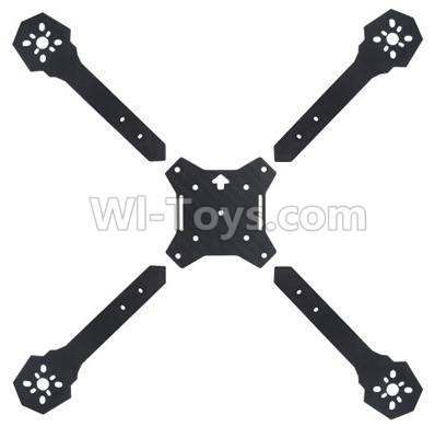 JJPRO P175 Spare Parts-08-03 Machine arm(4pcs)-Pure carbon fiber 175MM & Middle fuselage Board,JJRC JJPRO P175 RC Quadcopter Drone Spare Parts Replacement Accessories
