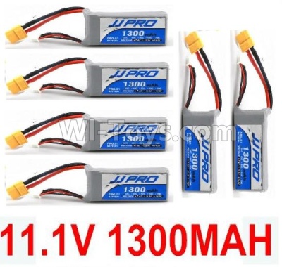 JJPRO P175 Spare Parts-15-07 11.1V 1300MAH Battery(6pcs),JJRC JJPRO P175 RC Quadcopter Drone Spare Parts Replacement Accessories