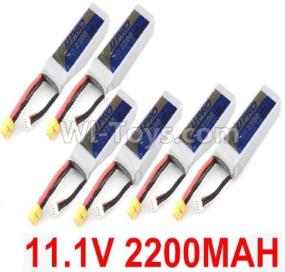 JJPRO P175 Spare Parts-15-09 11.1V 2200MAH Battery(6pcs),JJRC JJPRO P175 RC Quadcopter Drone Spare Parts Replacement Accessories