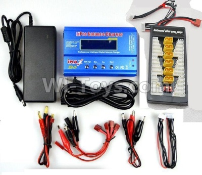 JJPRO P175 Spare Parts-16-04 Upgrade Charger unit,Can charger 6x battery at the same time(Power & B6 Charger & 1-To-6 Parallel charging Board),JJRC JJPRO P175 RC Quadcopter Drone Spare Parts Replacement Accessories