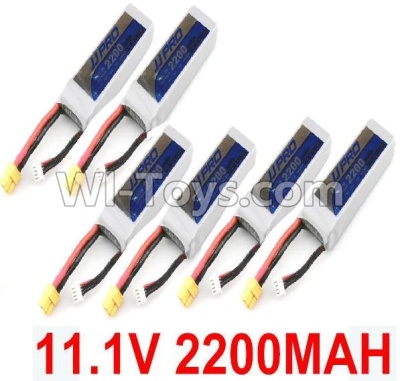 JJPRO P200 Spare Parts-15-09 11.1V 2200MAH Battery(6pcs),JJRC JJPRO P200 RC Quadcopter Drone Spare Parts Replacement Accessories