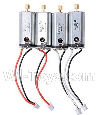 JJRC H16C Parts-11 Main motor with Red and Black wire(2pcs) & Main motor with White and Black wire(2pcs) For JJRC H16 H16 RC Quadcopter,Drone Spare parts
