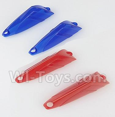 JJRC H16C Parts-28 lampshade(2pcs Red,2pcs Blue) For JJRC H16 H16 RC Quadcopter,Drone Spare parts