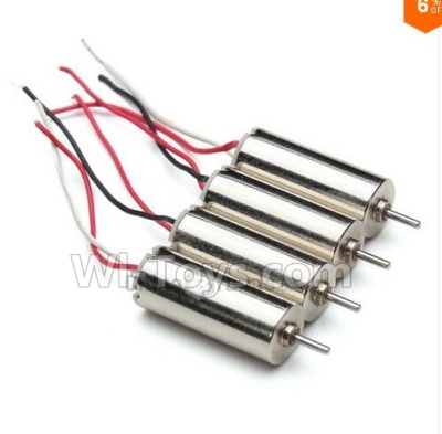JJRC H8 Mini parts-05 Rotating Motor with red and blue wire(2pcs) & Reversing-rotating Motor with black and white wire(2pcs) For JJRC H8 MINI Drone,H8 Quadcopter