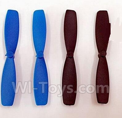 JJRC 1000 Parts-05 Main rotor blades(4pcs-2x Blue & 2X Black) For JJRC 1000 RC Quadcopter,RC Drone,JJ-1000 Sapre Parts