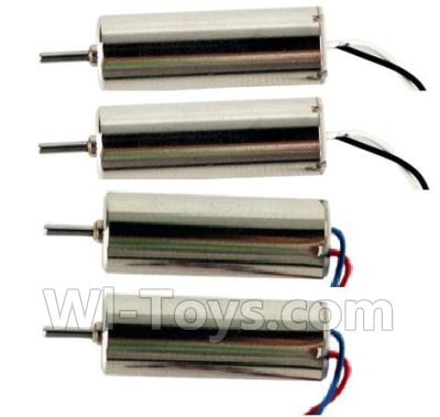 JJRC 1000 Parts-08 rotating Motor with red and blue wire(2pcs) & Reversing-rotating Motor with black and white wire(2pcs) For JJRC 1000 RC Quadcopter,RC Drone,JJ-1000 Sapre Parts