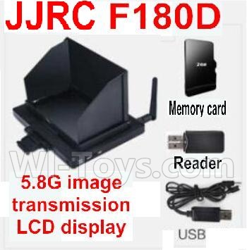 Holy Stone F180W F180D Parts-43 Aerial unit(5.8G image transmission LCD display,Memory Card,Reader,USB Charger) For Holy Stone F180W F180D RC Quadcopter parts,RC Drone parts