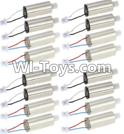 JJRC H11 H11C H11D Parts-16 Rotating Motor with red and Blue wire(8pcs) & Reversing-rotating Motor with Black and white wire(8pcs) For JJRC H11 H11C H11D Quadcopter Spare parts