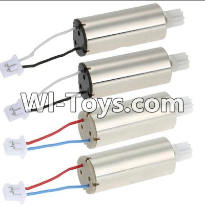 JJRC H11 H11C H11D Parts-17 Rotating Motor with red and Blue wire(2pcs) & Reversing-rotating Motor with Black and white wire(2pcs) For JJRC H11 H11C H11D Quadcopter Spare parts,RC drone Parts,2.4G UFO Parts