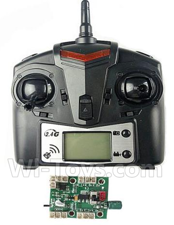 JJRC H21 Parts-13 Transmitter & Circuit board For JJRC H21 H21 Quadcotper parts,H21 Drone Spare parts,2.4V UFO