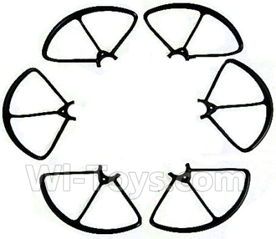 JJRC H21 Parts-27 Outer protect frame(6pcs-Black) For JJRC H21 H21 Quadcotper parts,H21 Drone Spare parts,2.4V UFO