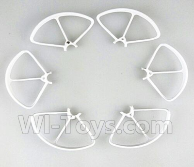 JJRC H21 Parts-28 Outer protect frame(6pcs-White) For JJRC H21 H21 Quadcotper parts,H21 Drone Spare parts,2.4V UFO