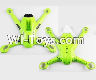 JJRC H26 H26C H26W Parts-01 Upper and Bottom shell cover-Green For JJRC H26 H26C H26D H26W Quadcopter Spare parts,RC drone Parts,2.4G UFO Parts