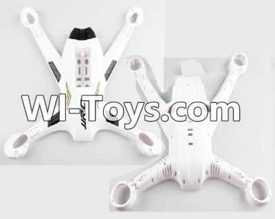 JJRC H26 H26C H26W Parts-02 Upper and Bottom shell cover-White For JJRC H26 H26C H26D H26W Quadcopter Spare parts,RC drone Parts,2.4G UFO Parts