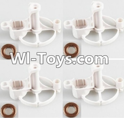 JJRC H26 H26C H26W Parts-18 Motor seat with Copper sleeve(4pcs) For JJRC H26 H26C H26D H26W Quadcopter Spare parts,RC drone Parts,2.4G UFO Parts