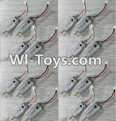 JJRC H26 H26C H26W Parts-22 Rotating motor with Black and Red Wire(8pcs) & Reversing-rotating Motor with Red and White Wire(8pcs) For JJRC H26 H26C H26D H26W Quadcopter Spare parts,RC drone Parts,2.4G UFO Parts