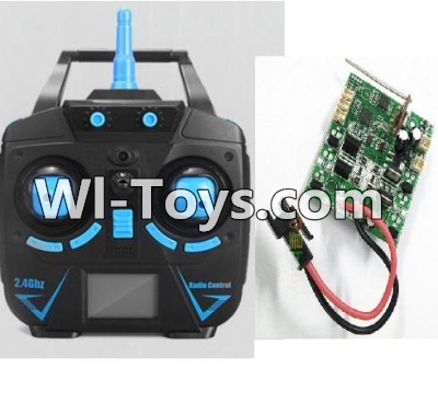 JJRC H26 H26C H26W Parts-36 Transmitter & Circuit board For JJRC H26 H26C H26D H26W Quadcopter Spare parts,RC drone Parts,2.4G UFO Parts